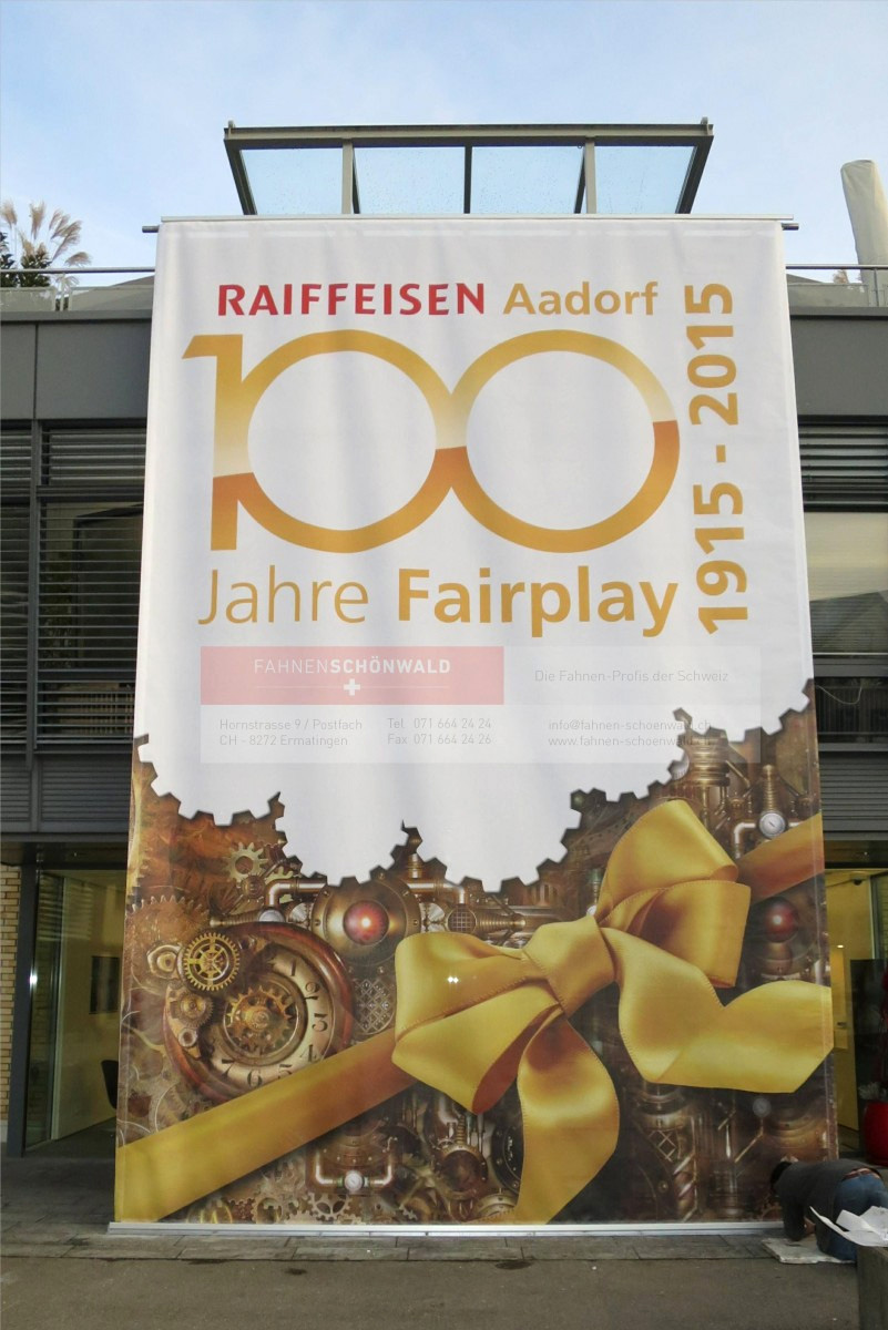 Raiffeisenbank Aadorf 100 Jahre